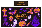 Halloween Party cards bundle, an Illustration by Arthur Balitskiy (Thumbnail 5 of 6)