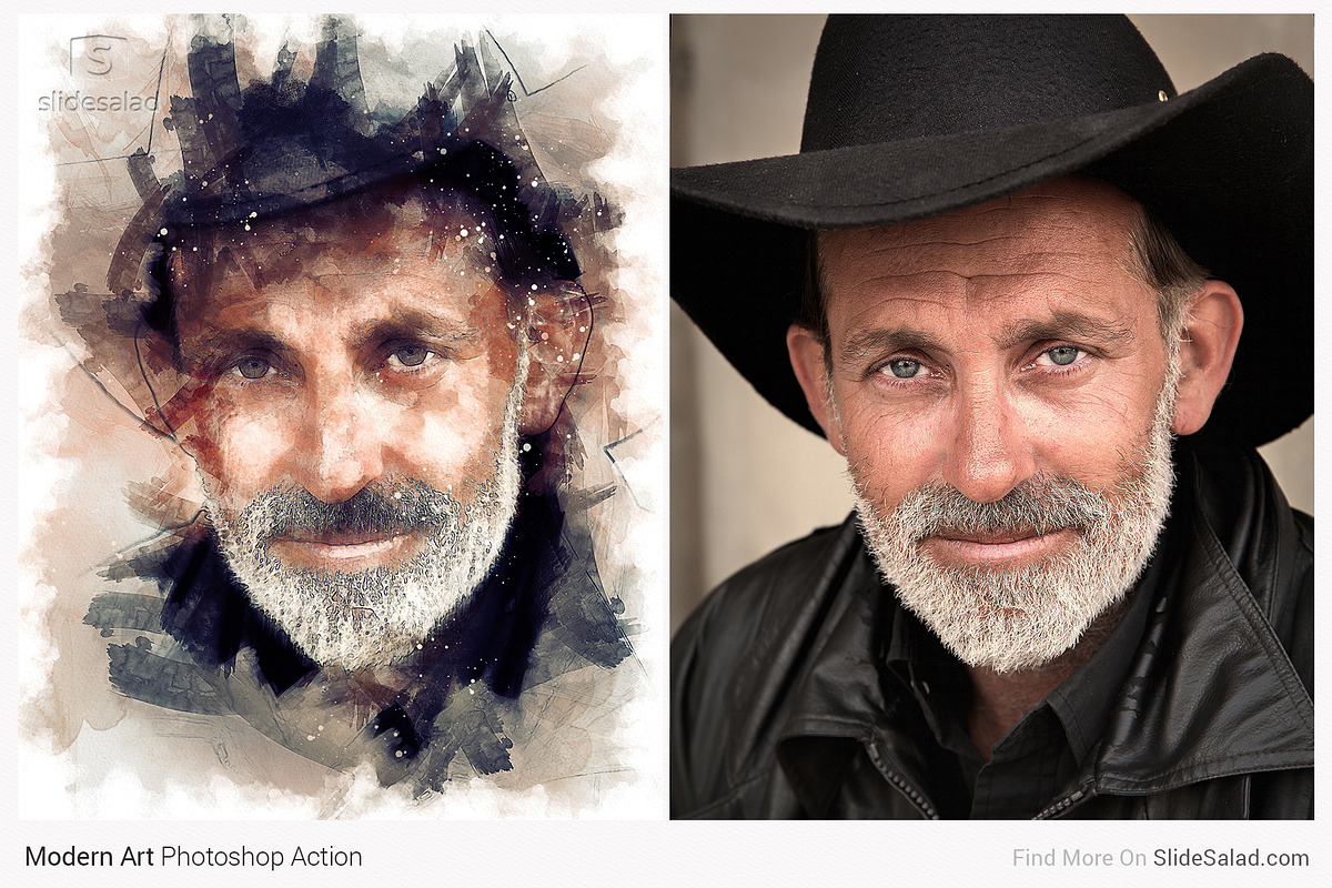 Modern Art Photoshop Action, an Action Add-On by SlideSalad (Photo 6 of 27)