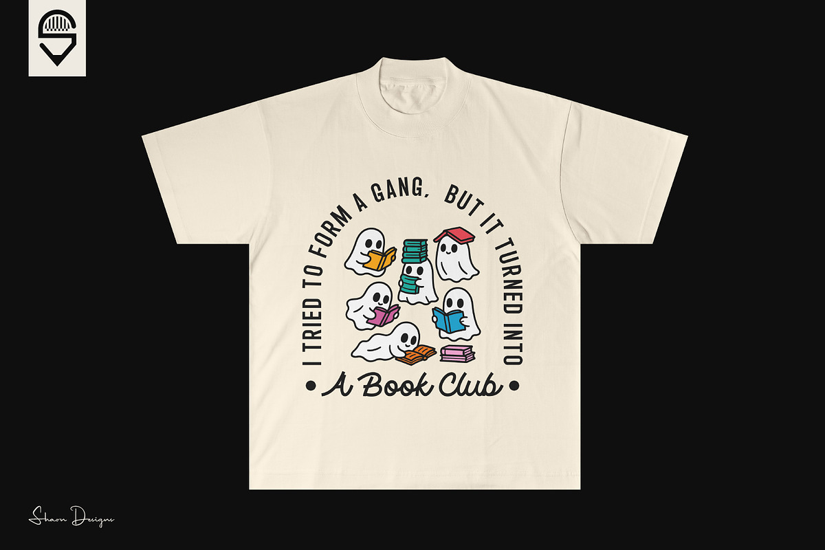 9 Unique Book Lover T-shirts Design, a Graphic by shaondesigns (Photo 4 of 10)
