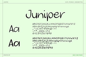 Juniper Handwritten Font Bundle