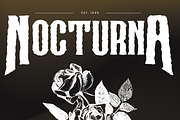 Arexa - Blackletter Logo Font, a Blackletter Font by Nirmana Visual (Thumbnail 10 of 11)