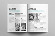 Company Profile & Report Template, a Brochure Template by E-Type (Thumbnail 8 of 13)