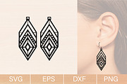 Wood Earrings Laser Cut SVG Bundle, an Object Graphic by jannatulpakhi (Thumbnail 6 of 6)
