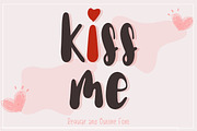 Kiss Me – Cute Handwritten Font, a Handwritten Font by AnningArts (Thumbnail 1 of 6)