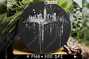 Urban City Skyline Tower Metropolis, a Background Graphic by LaseredNinja (Thumbnail 5 of 7)