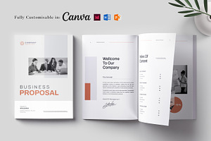 Business Proposal Template | MS Word, a Brochure Template by Niofix