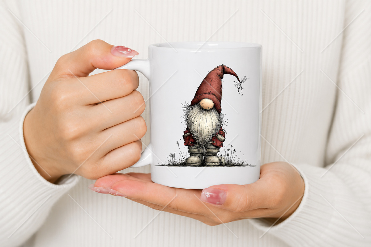 Whimsical Christmas Clipart Bundle, a Seasonal Illustration by Canvas Craft (Photo 9 of 10)