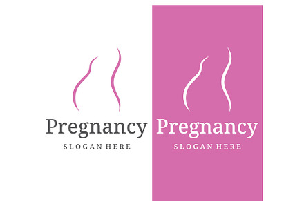 Pregnant logo of mother or woman, a Branding & Logo Template by LOGOCREATIVE