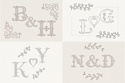 Ornamental Monogram fonts set, a Serif Font by MaxArt Foundry (Thumbnail 8 of 8)