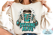 Retro Staying Alive Png, a Seasonal Illustration by Daily.Designs (Thumbnail 2 of 5)