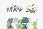 Mental Health theme, an Illustration by Stafeeva (Thumbnail 11 of 11)