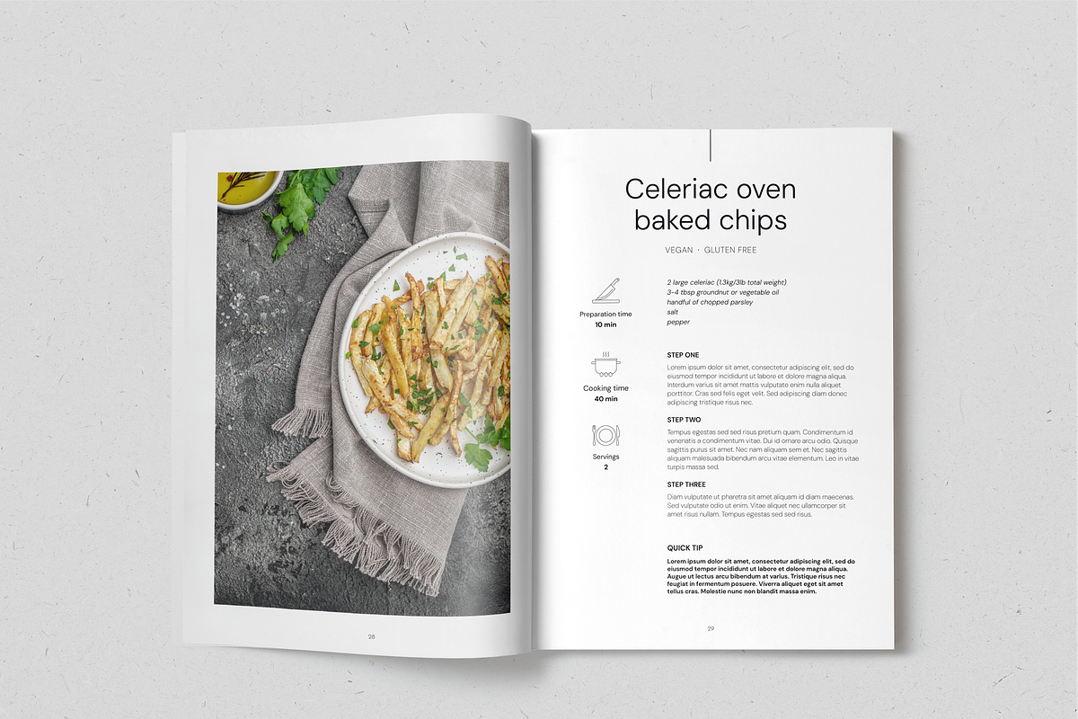 Everyday Veggies Recipe Book, a Magazine Template by SonaGeciova (Photo 15 of 17)