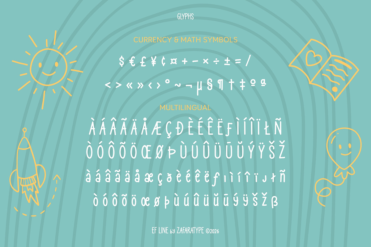 EF Avenzia, a Handwritten Font by Zafara Studios (Photo 4 of 6)