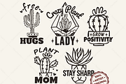 Cactus SVG Bundle Plant Mom Shirt, an Object Graphic by TanchaArt (Thumbnail 1 of 12)