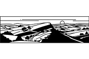 Rural Hills Silhouette, an Object Graphic by Creativeshirt (Thumbnail 4 of 20)