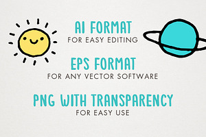 Basic Symbols Icons Clipart Set