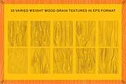 Woodgrain Vector Texture Pack, a Texture Graphic by Quentin Bangston (Thumbnail 3 of 5)