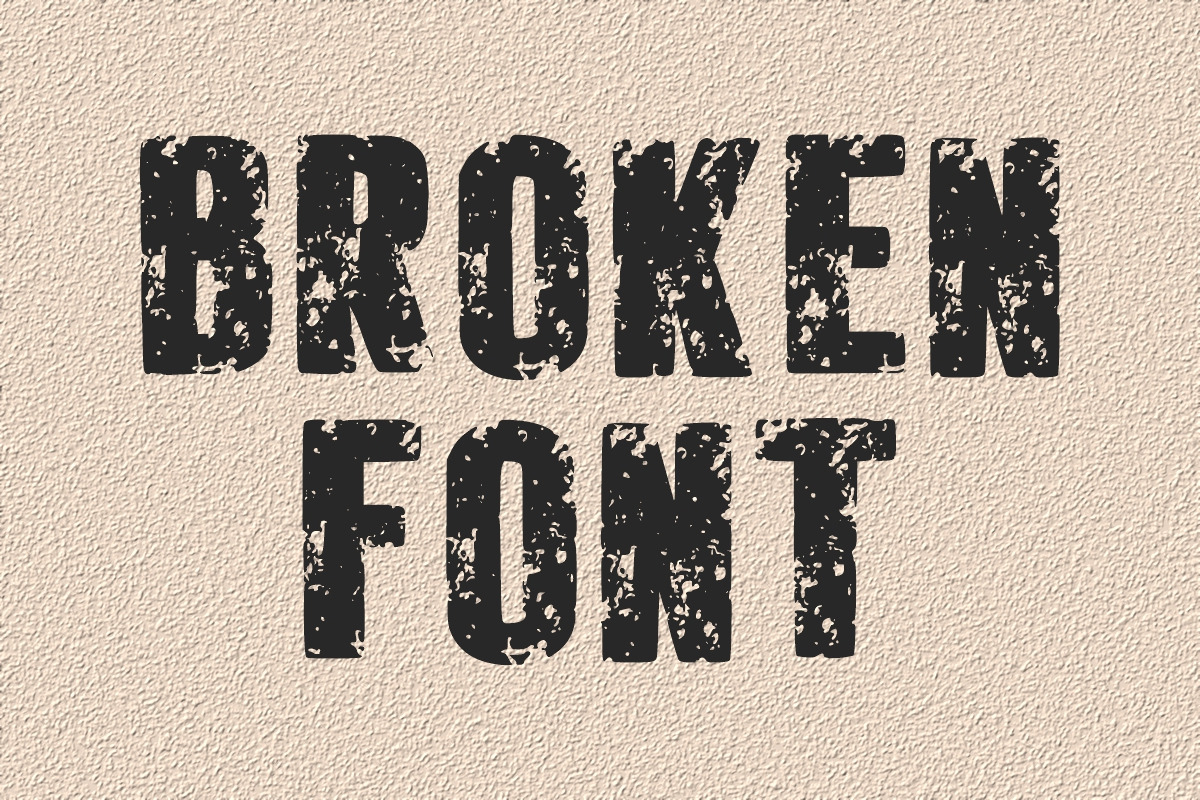 GRINZ GRUNGE FONT, a Serif Font by Fourteen Letter (Photo 5 of 7)