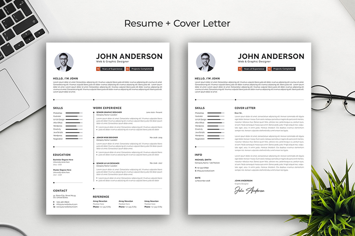 Clean Resume CV, a Resume Template by Abdul Studio (Photo 2 of 5)