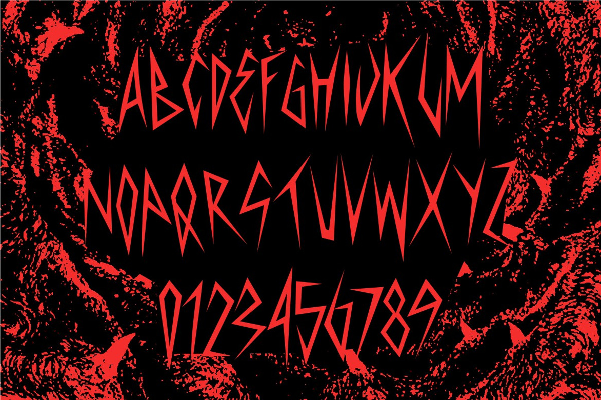 TF Sadistic, a Sans Serif Font by TeenageFoundry (Photo 4 of 6)