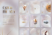Spiritual Instagram Post Templates, a Social Media Template by Under My Cozy Roof (Thumbnail 2 of 9)