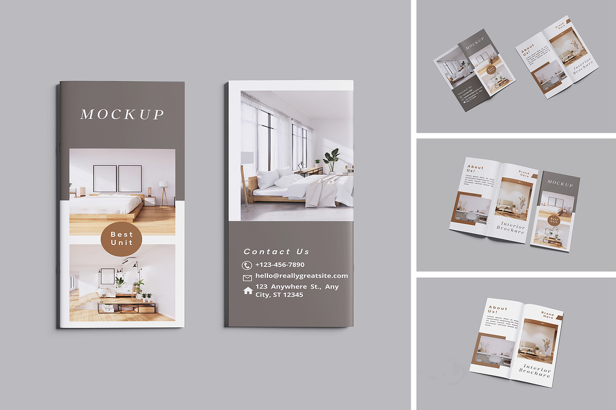DL Brochure Mockup, a Product Mockup by Squashy Creative Studio (Photo 1 of 5)