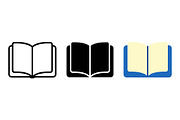 Open Book Icons, a Solid Icon by Artonix (Thumbnail 2 of 2)