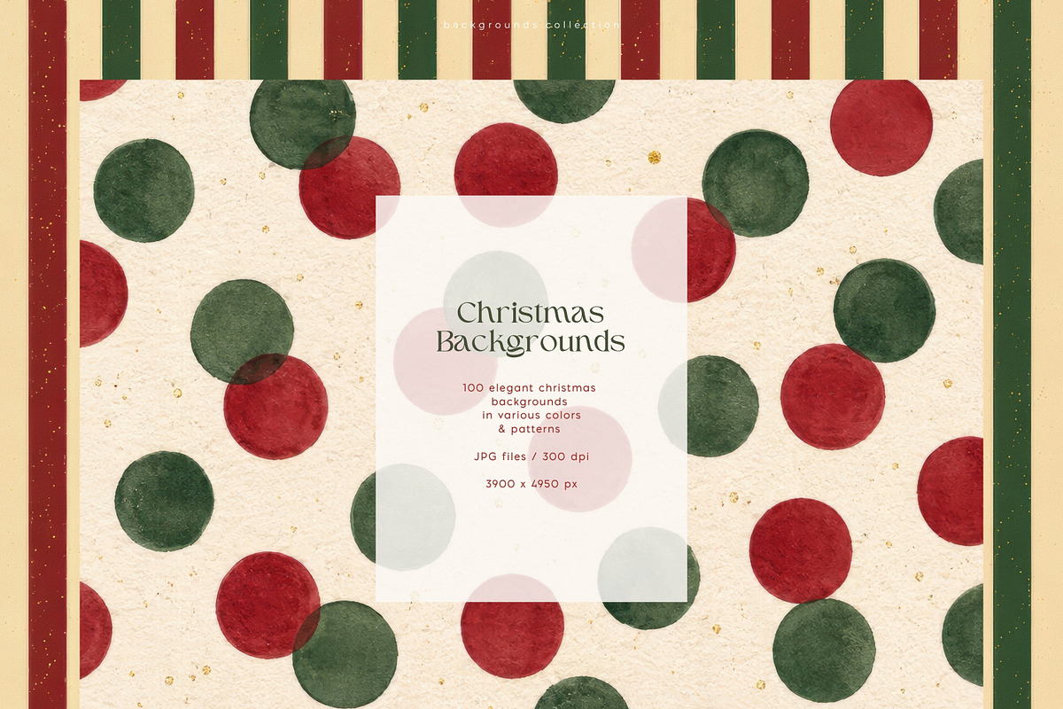 100 Elegant Christmas Backgrounds, a Background Graphic by PeDe Designs (Photo 5 of 17)