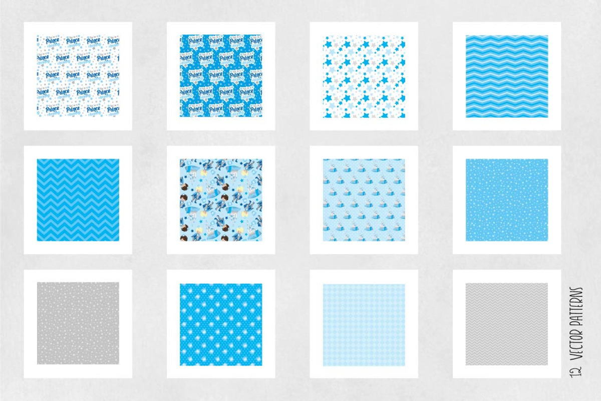 PRINCE CHARMING Pattern collection, a Pattern Graphic by PrettyPatterns (Photo 5 of 5)