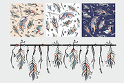 Tribal Vector Clipart. Boho set, a Decorative Illustration by Live line (Thumbnail 10 of 14)