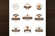 36 Coffee Logos and Badges, a Branding & Logo Template by Vasya Kobelev (Thumbnail 2 of 15)