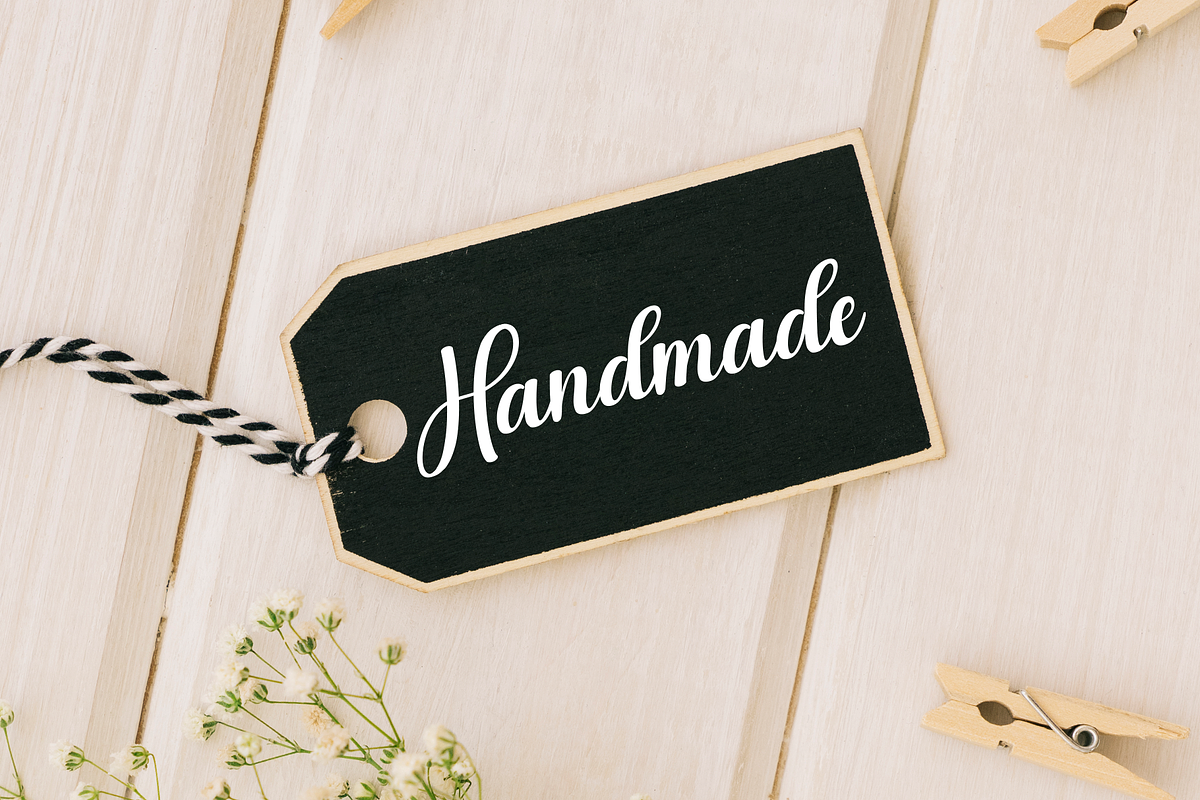 Cocktail | Script Font, a Handwritten Font by Scratchones (Photo 5 of 9)