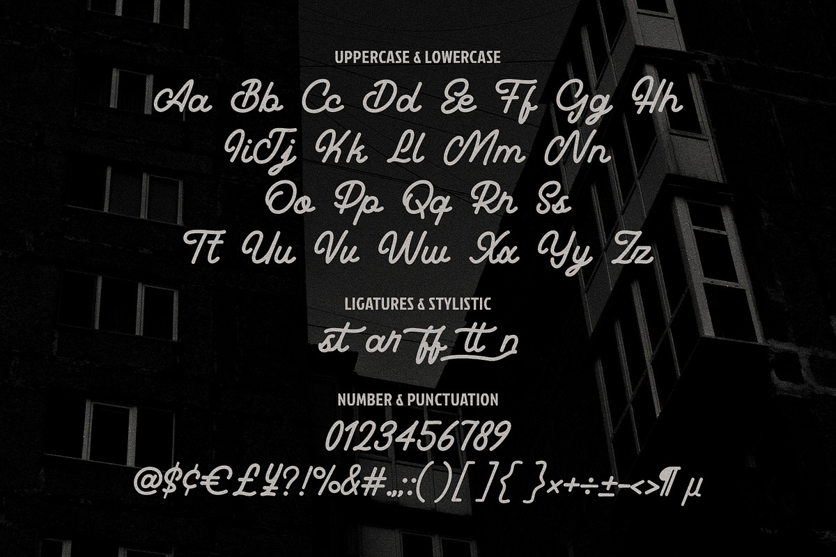 Banesten Handcrafted Vintage Script, a Script Font by Maulana Creative (Photo 5 of 7)
