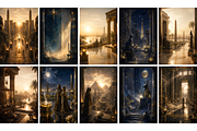 Ancient Egypt Backgrounds, a Background Graphic by MarisoArt (Thumbnail 5 of 5)