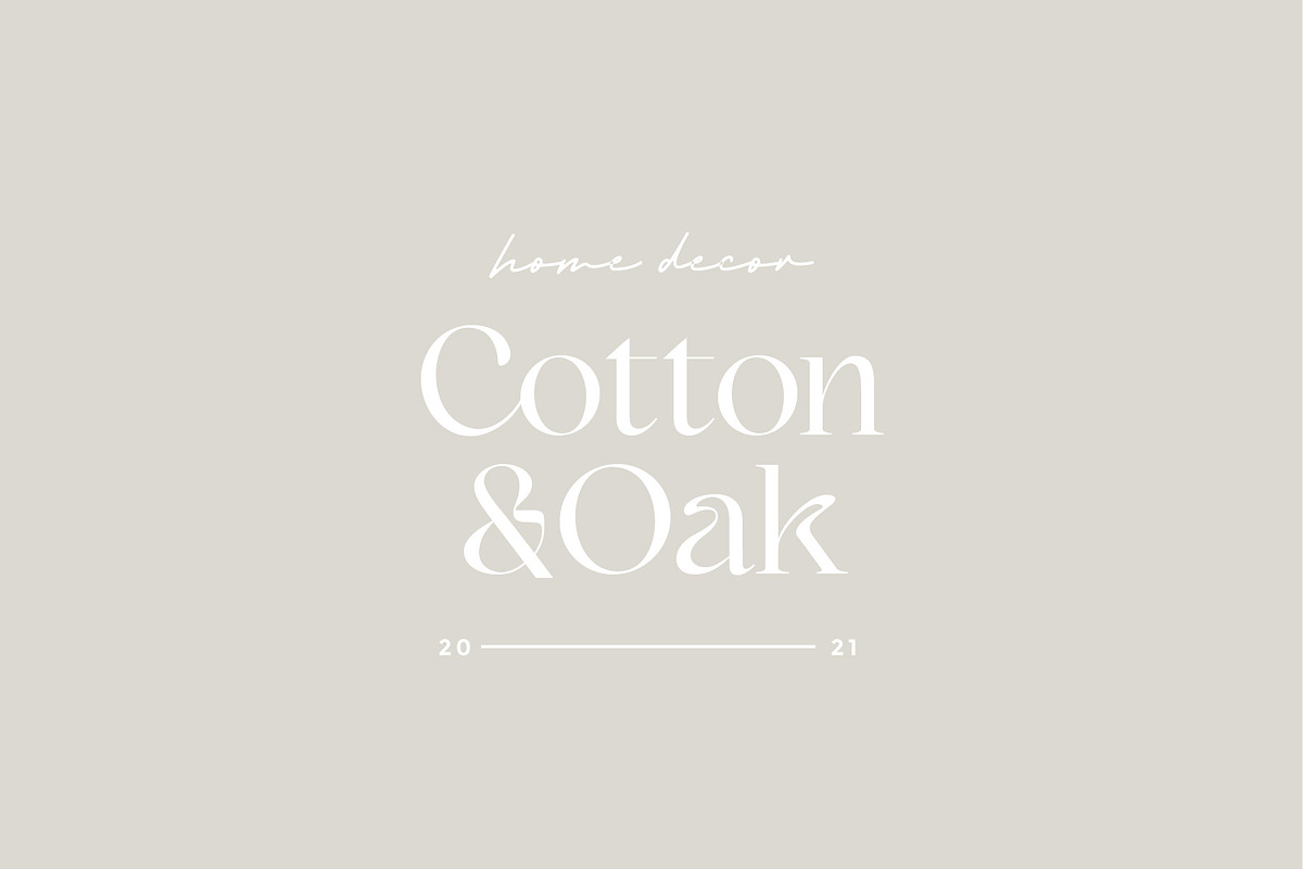 Cotton Minimal Logo Kit PSD,AI,EPS, a Branding & Logo Template by Studio Witzenhausen (Photo 3 of 10)