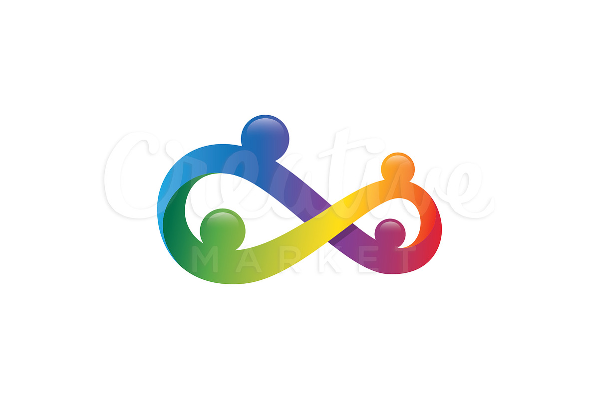Infinity People Logo, a Branding & Logo Template by nospacestore