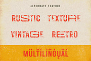 Rustic Printed - Vintage Font, a Sans Serif Font by Edignwn Type (Thumbnail 7 of 8)