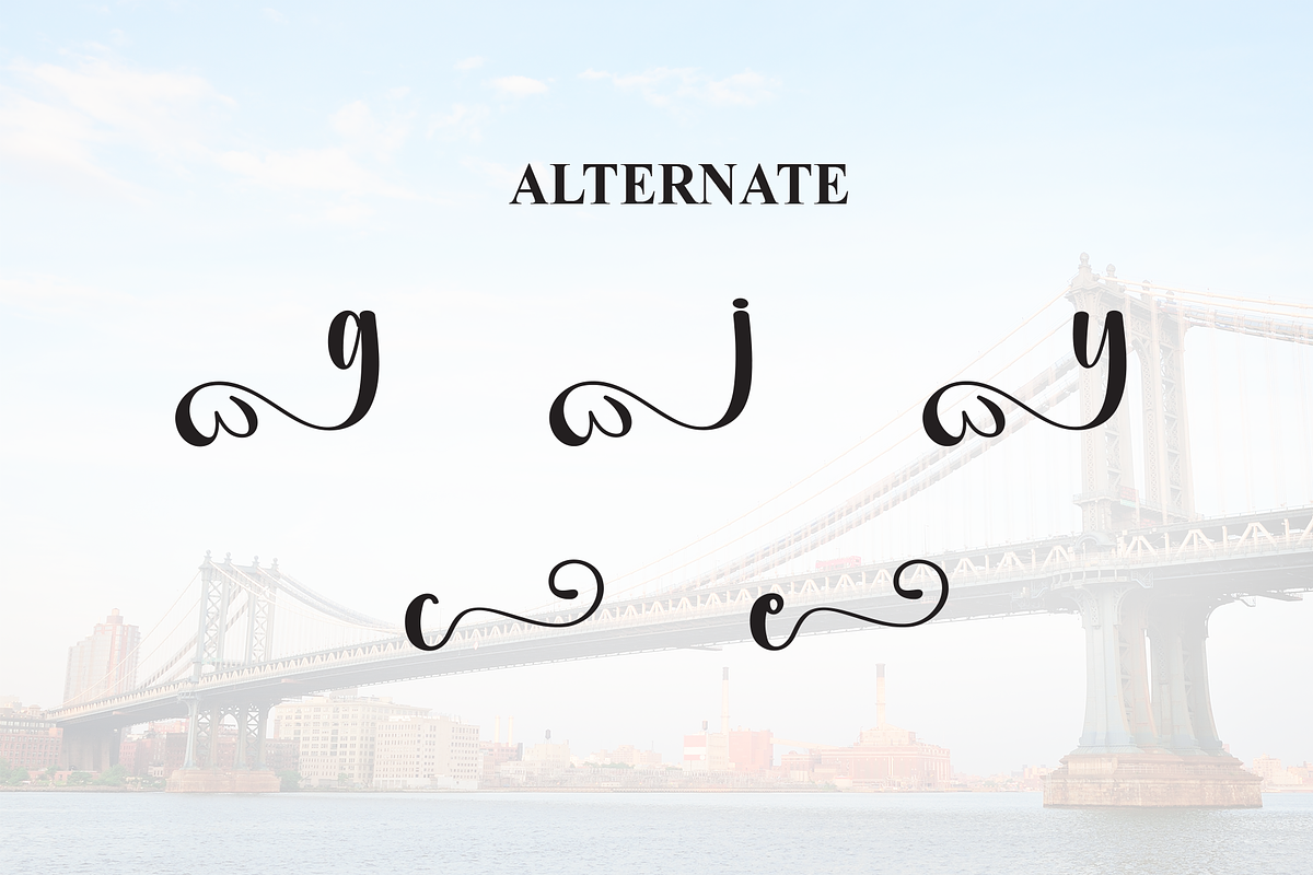 Bridge | Script Font, a Handwritten Font by Scratchones (Photo 8 of 9)