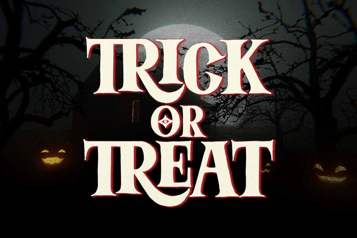 Sliced Phantom Spooky Halloween Font, a Blackletter Font by Denustudios (Photo 3 of 12)
