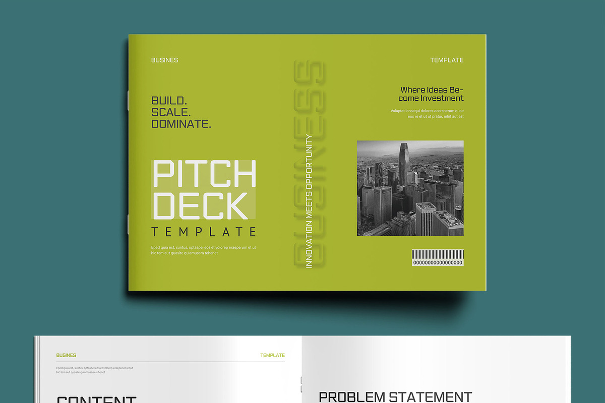 Business Proposal Pitch Deck, a Brochure Template by MightyDesign (Photo 2 of 8)