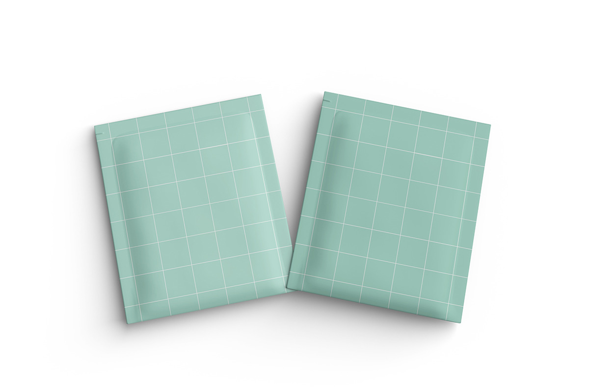 Top View Packaging Sachet Mockup