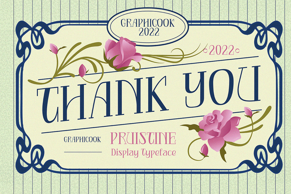 Pruistine, a Font by graphicook (Photo 12 of 12)