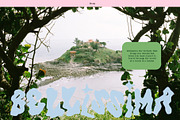 Les Fleurs a Wavy Fluid Font, a Sans Serif Font by Emma Make (Thumbnail 4 of 6)