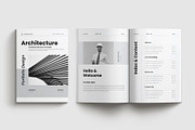 Architecture Portfolio Layout, a Brochure Template by Cleffon_Graphic_Studio (Thumbnail 2 of 6)