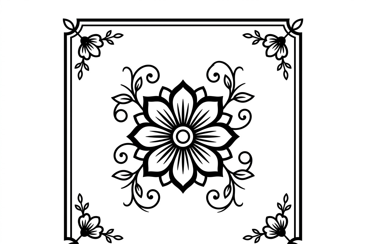 50 Elegant Floral Ornament Bundle, a Decorative Illustration by Amazin_art (Photo 6 of 42)