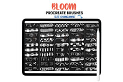 Bloom Procreate Pattern Brushes, a Brushes & More by Brush Lab (Thumbnail 2 of 8)