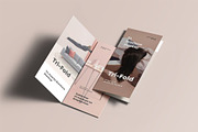 Tri-Fold DL Brochure Mock-up, an Advertising Mockup by Se٧enStudio (Thumbnail 8 of 16)