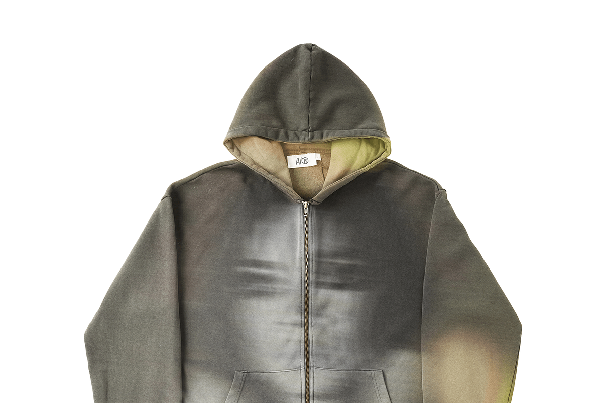 60s Akom vintage Zip hoodie セパポケ 60s UNKNOWN 無地 セパポケ コットン スウェット ジップパーカー
