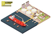 Isometric city map elements, an Object Graphic by tele52 (Thumbnail 56 of 72)