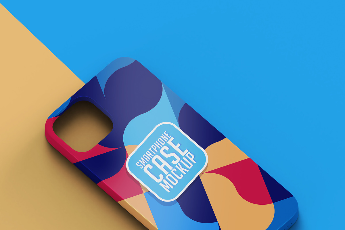 Realistic Smartphone Case Mock-up, a Print Template by Propex (Photo 2 of 8)